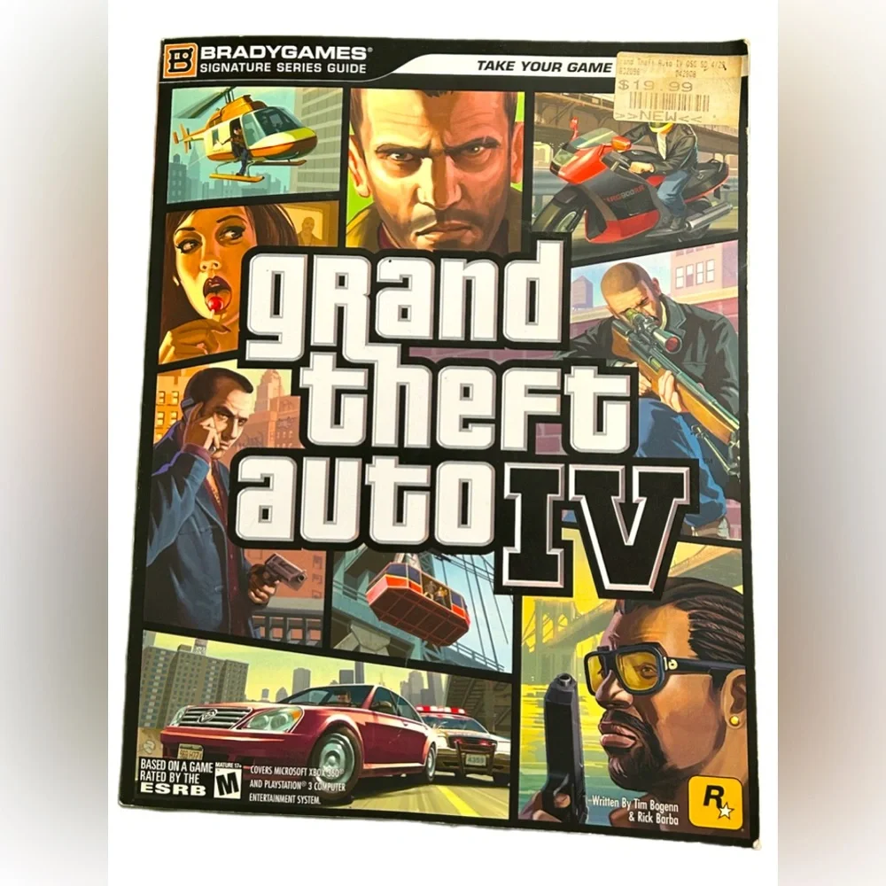 GTA IV BradyGames Signature Series Guide w/ Fold-Out Map – EUC